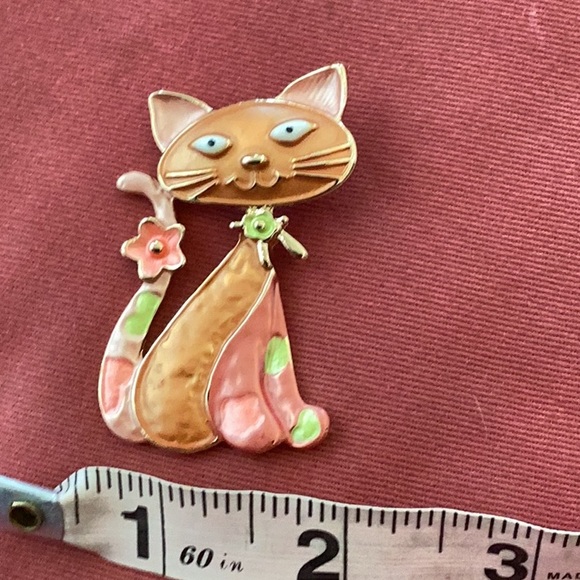 Kitty cat broach / pin - Picture 3 of 4